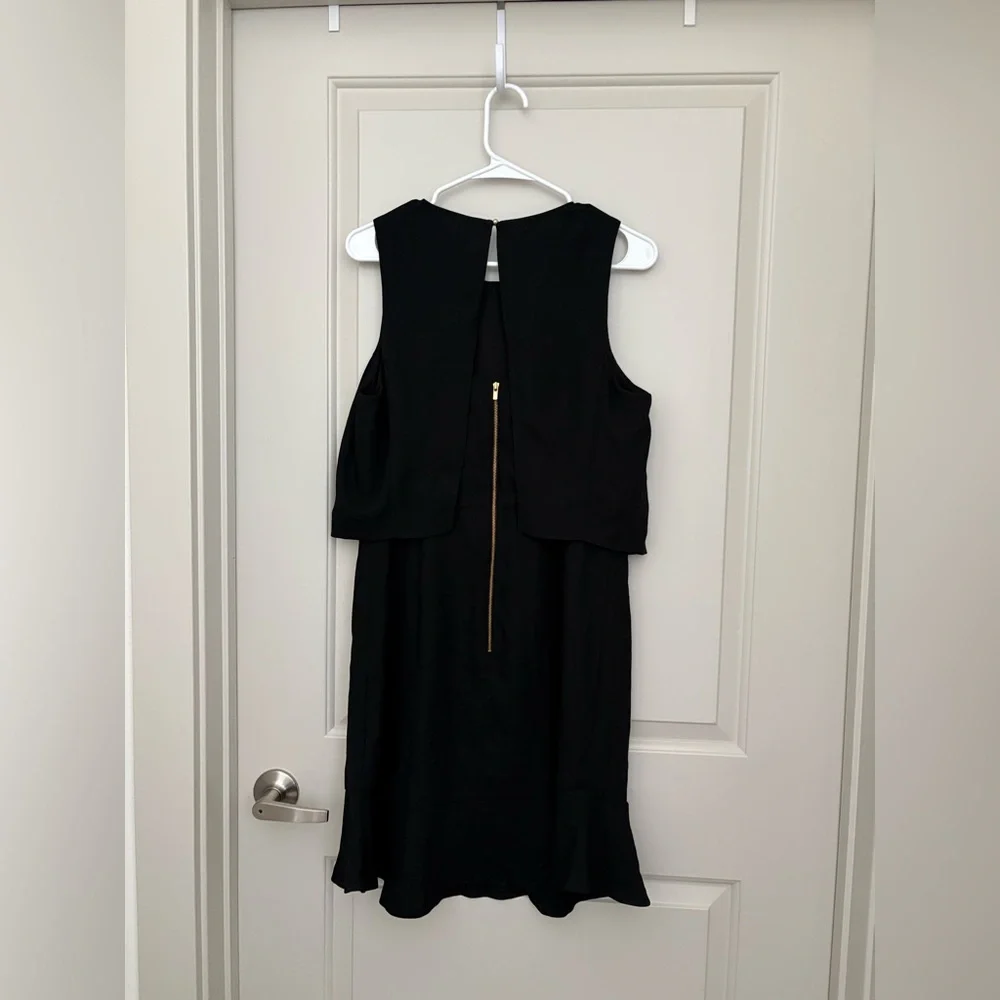 Banana Republic black layered sheath dress size 10 NWT - Picture 3 of 5